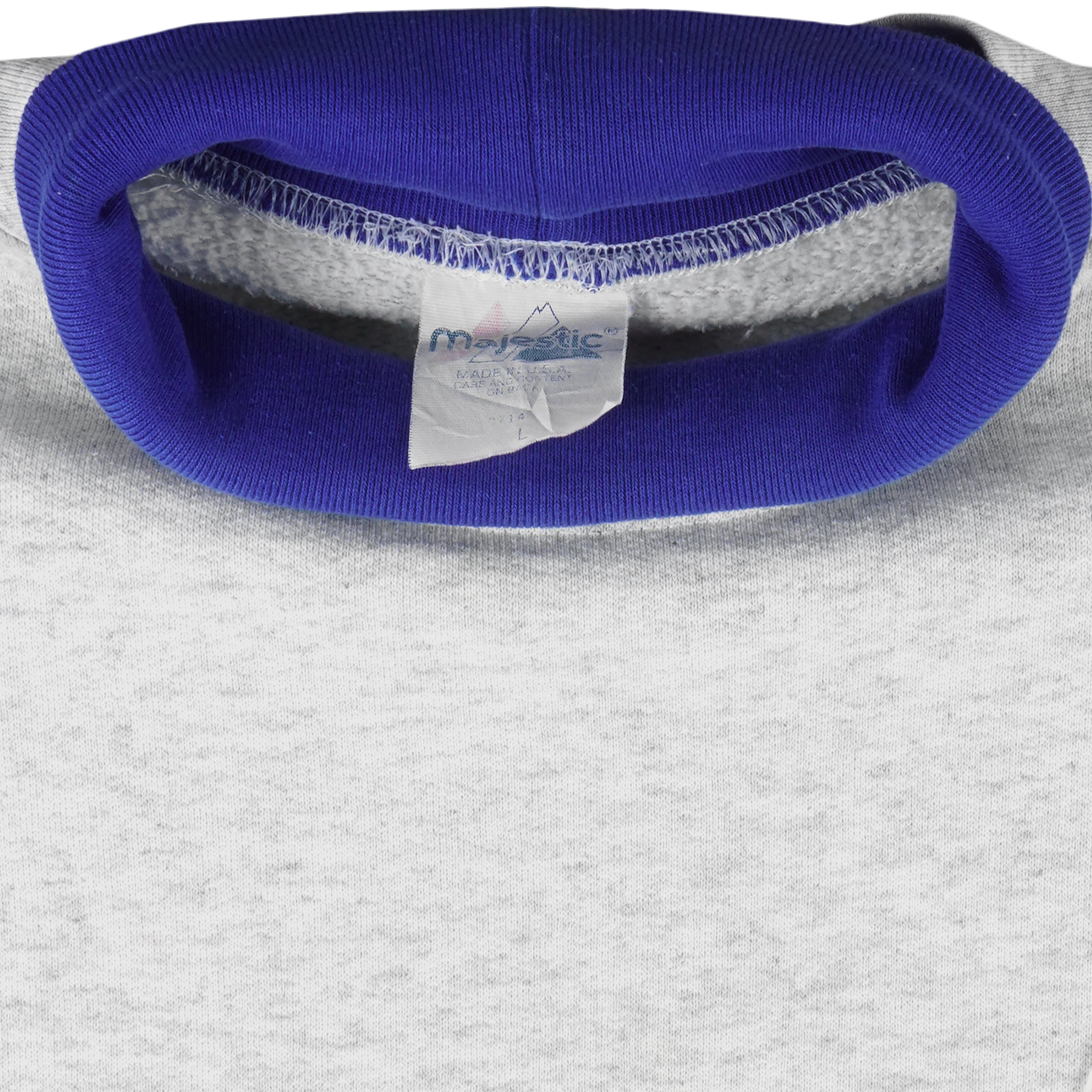 NFL (Majestic) - New York Giants Turtleneck Sweatshirt 1990s Large Vintage Retro Football