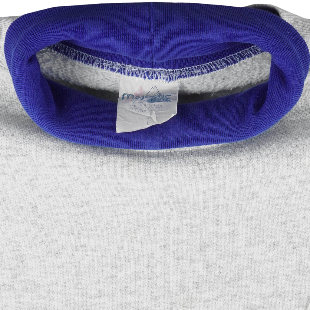 NFL (Majestic) - New York Giants Turtleneck Sweatshirt 1990s Large Vintage Retro Football
