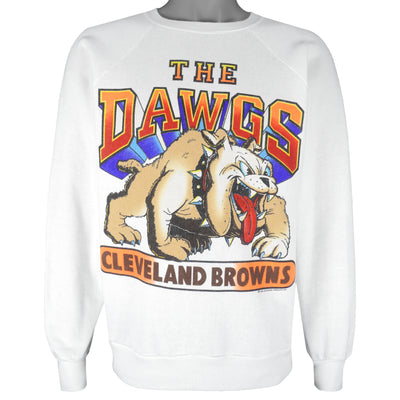 Champion - Cleveland Browns The Dawgs Crew Neck Sweatshirt 1990s Large