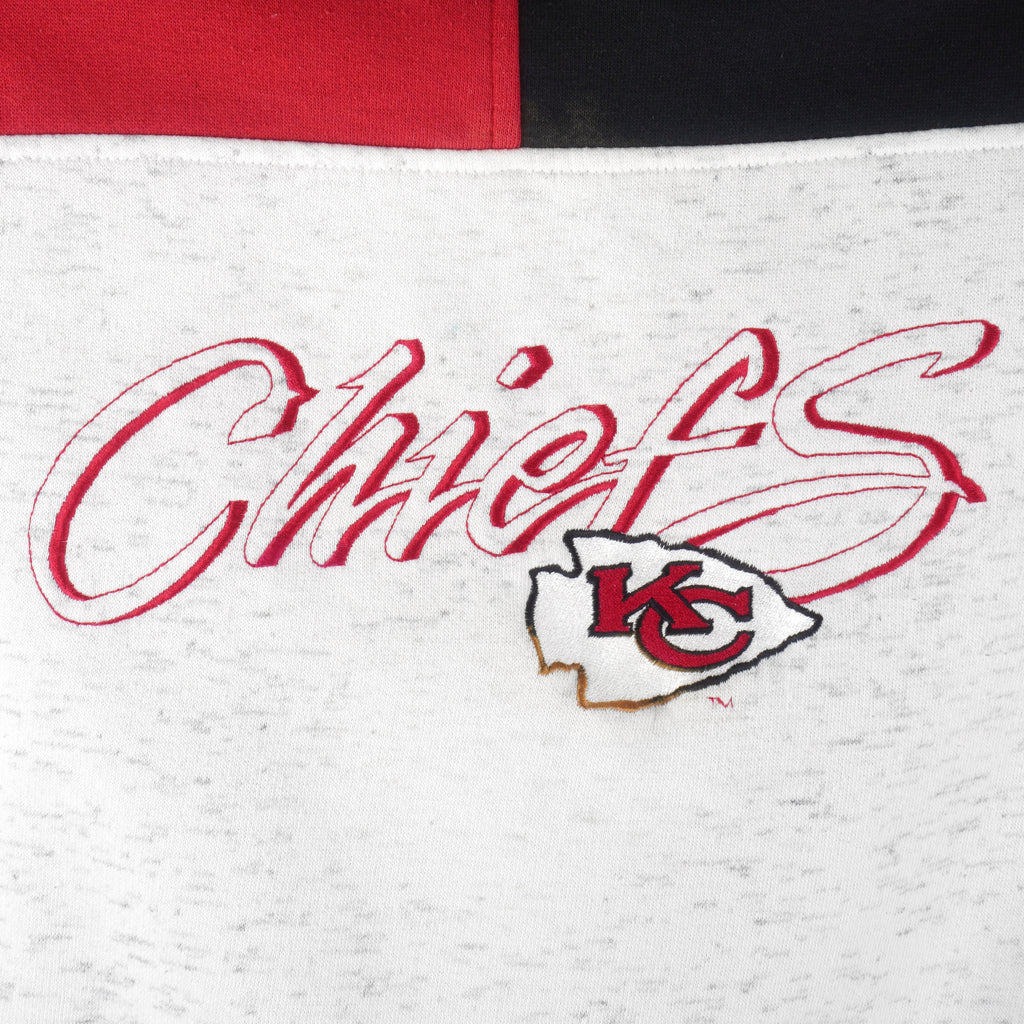 NFL (Antigua Sport) - Kansas City Chiefs Crew Neck Sweatshirt 1990s Large Vintage Retro Football