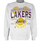 NBA (Lee) - Los Angeles Lakers Crew Neck Sweatshirt 1990s Medium Vintage Retro Basketball