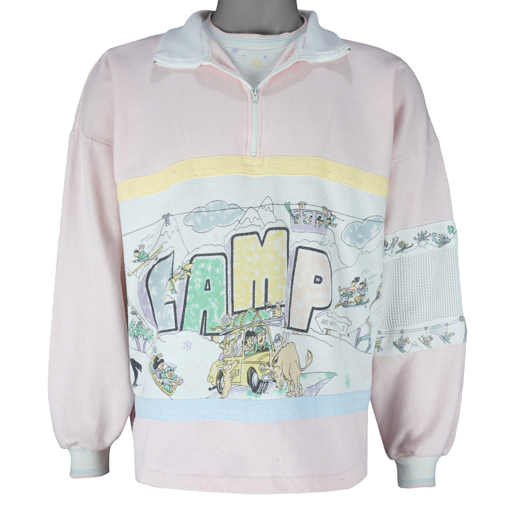 Vintage - Champ Beverly Hills Crew Neck Sweatshirt 1990s Medium