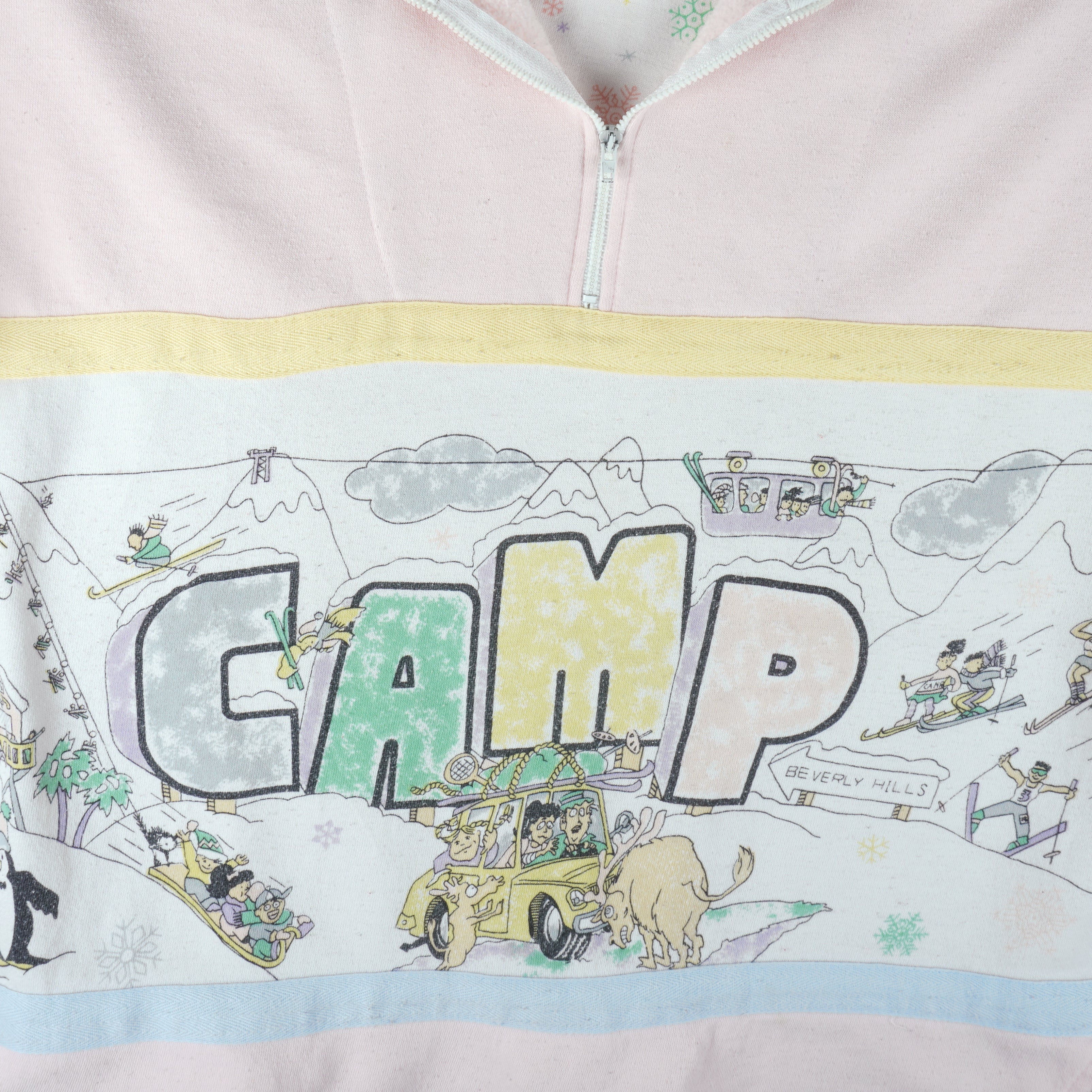 Vintage - Champ Beverly Hills Crew Neck Sweatshirt 1990s Medium