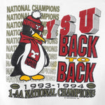 NCAA - YSU National Champions Crew Neck Sweatshirt 1994 X-Large Vintage Retro Football College
