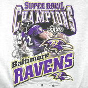 NFL (Players Inc) - Baltimore Ravens Crew Neck Sweatshirt 2001 Large Vintage Retro Football