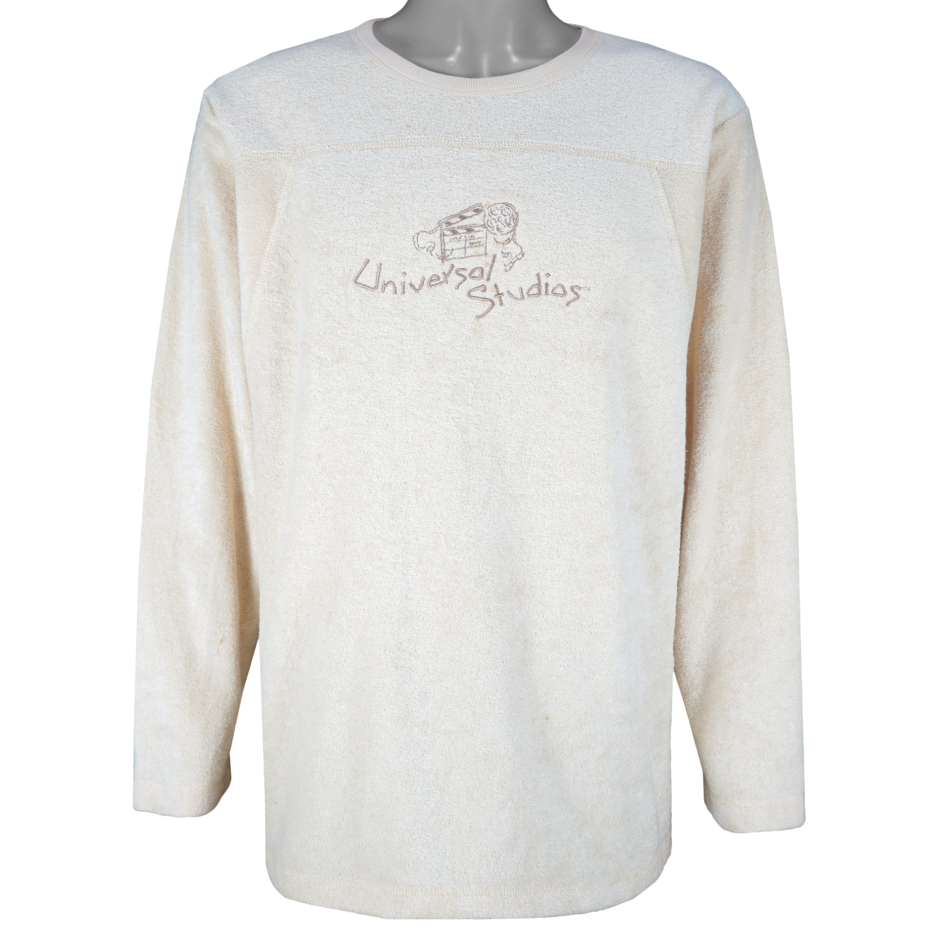 Vintage - Universal Studios Embroidered Crew Neck Sweatshirt 1990s Large Vintage Retro