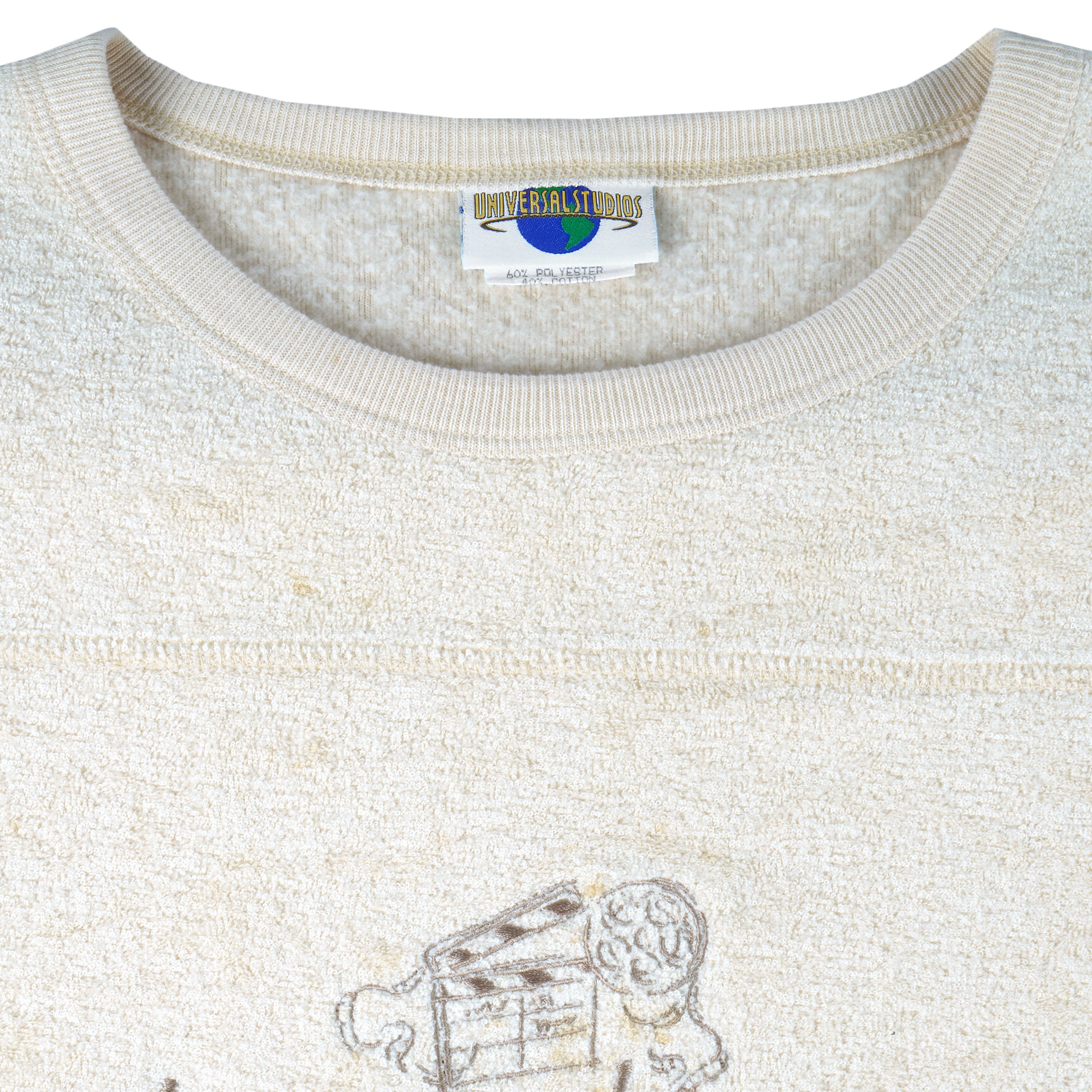 Vintage - Universal Studios Embroidered Crew Neck Sweatshirt 1990s Large Vintage Retro