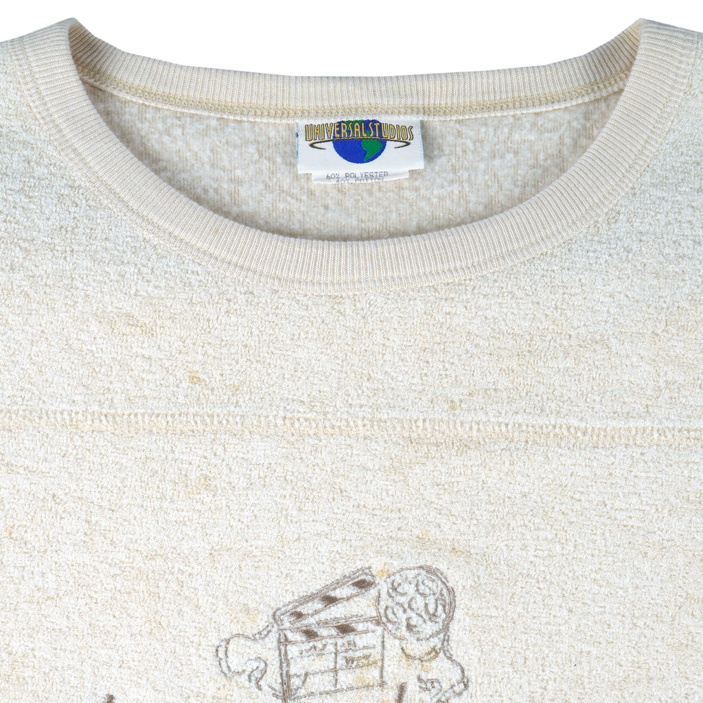Vintage - Universal Studios Embroidered Crew Neck Sweatshirt 1990s Large Vintage Retro