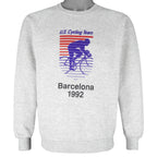 Vintage - U.S. Cycling Team Barcelona Crew Neck Sweatshirt 1992 Medium Vintage Retro