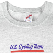 Vintage - U.S. Cycling Team Barcelona Crew Neck Sweatshirt 1992 Medium Vintage Retro