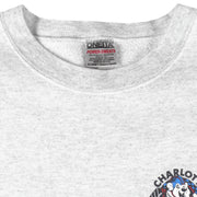 NHL (ECHL) - Charlotte Checkers Crew Neck Sweatshirt 1990s XX-Large Vintage Retro Hockey