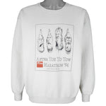 Vintage (Lee) - Aetna Toe to Toe Marathon Crew Neck Sweatshirt 1994 Large