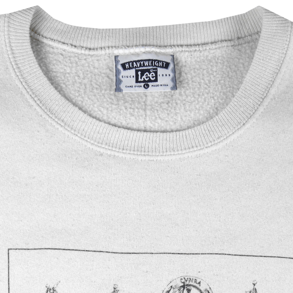 Vintage (Lee) - Aetna Toe to Toe Marathon Crew Neck Sweatshirt 1990s Large Vintage Retro
