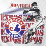 MLB (Spartacus) - Montreal Expos Crew Neck Sweatshirt 1993 Medium Vintage Retro Baseball