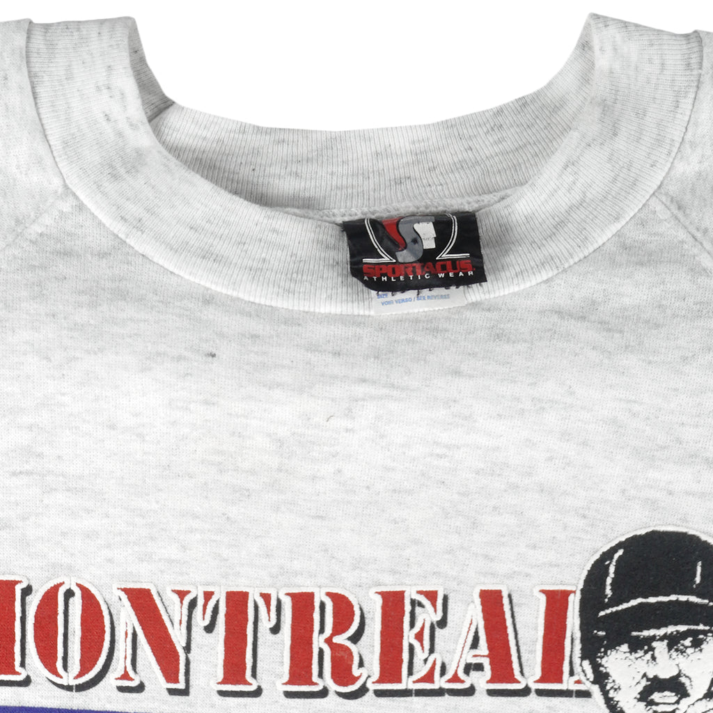MLB (Spartacus) - Montreal Expos Crew Neck Sweatshirt 1993 Medium Vintage Retro Baseball