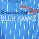 Adidas - Blue Hawk Baseball Crew Neck Sweatshirt 1990s Large Vintage Retro Baseball