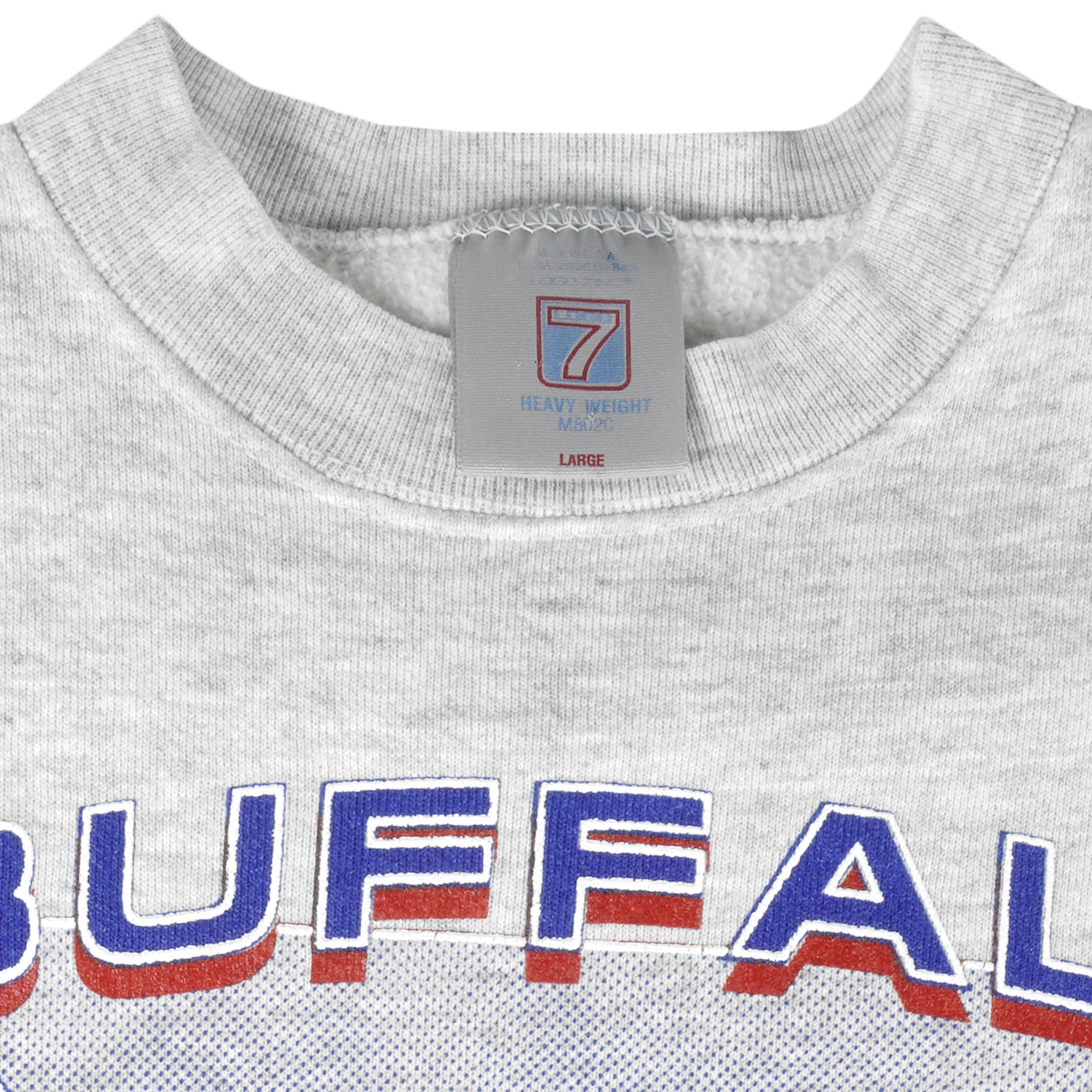 NFL (Logo 7) - Buffalo Bills Crew Neck Sweatshirt 1992 Large Vintage Retro Football