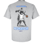 Vintage (And 1) - One Word.. Mismatch Basketball T-Shirt 1990s Medium