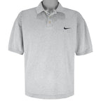 Nike - Grey Classic Grey Tag T-Shirt 1990s X-Large Vintage Retro