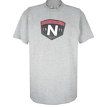 Nike - Grey Classic Since 1971 Single Stitch T-Shirt 1990s Large Vintage Retro