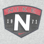 Nike - Grey Classic Since 1971 Single Stitch T-Shirt 1990s Large Vintage Retro