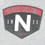 Nike - Grey Classic Since 1971 Single Stitch T-Shirt 1990s Large Vintage Retro