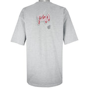 Vintage (Roca Wear) - Grey Single Stitch T-Shirt 1990s X-Large Vintage Retro