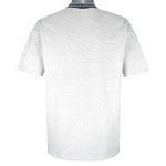 NHL (Logo Athletic) - Grey San Jose Sharks Single Stitch T-Shirt 1990s Large Vintage Retro Hockey