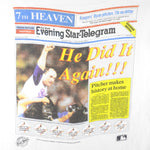 MLB (Stedman) - Rangers Texas Ryan He Did it Again T-Shirt 1991 Large Vintage Retro Baseball