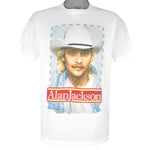 Vintage - Alan Jackson a Lot About Living and a Little About Love T-Shirt 1990s Large Vintage Retro