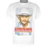 Vintage - Alan Jackson A Lot About Living And A Little About Love T-Shirt 1990s Large