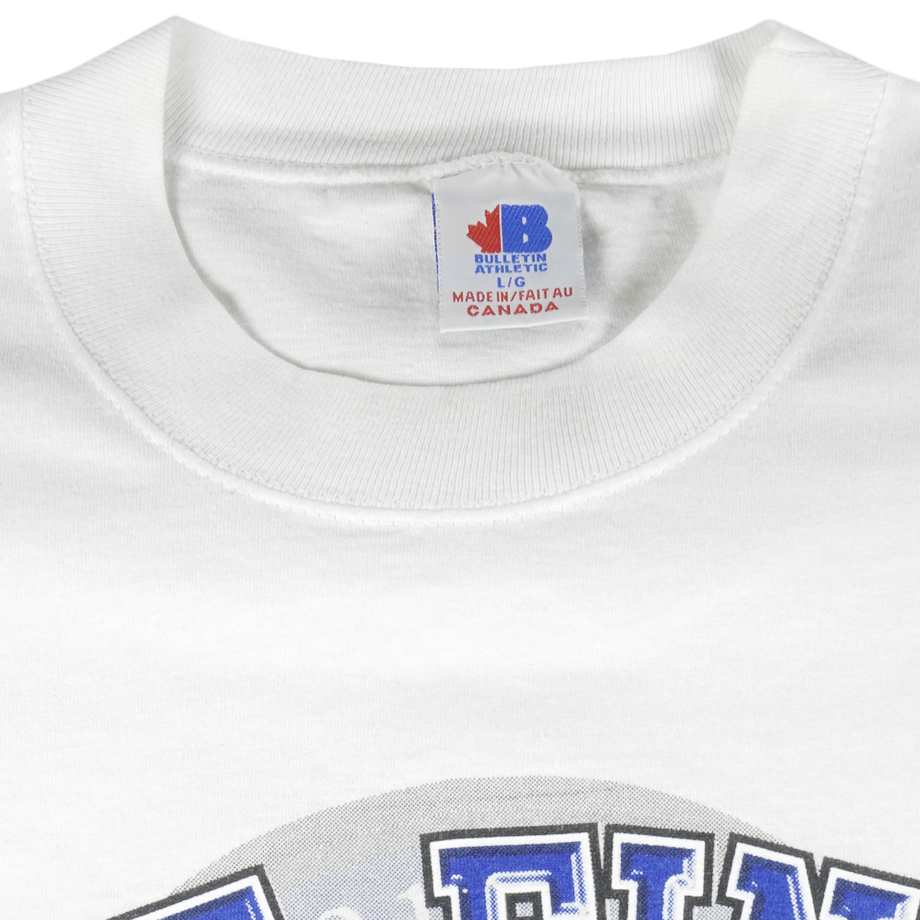 NHL (Bulletin Athletic) - Toronto Maple Leafs VS Boston Bruins The Final Game T-Shirt 1999 Large Vintage Retro Hockey