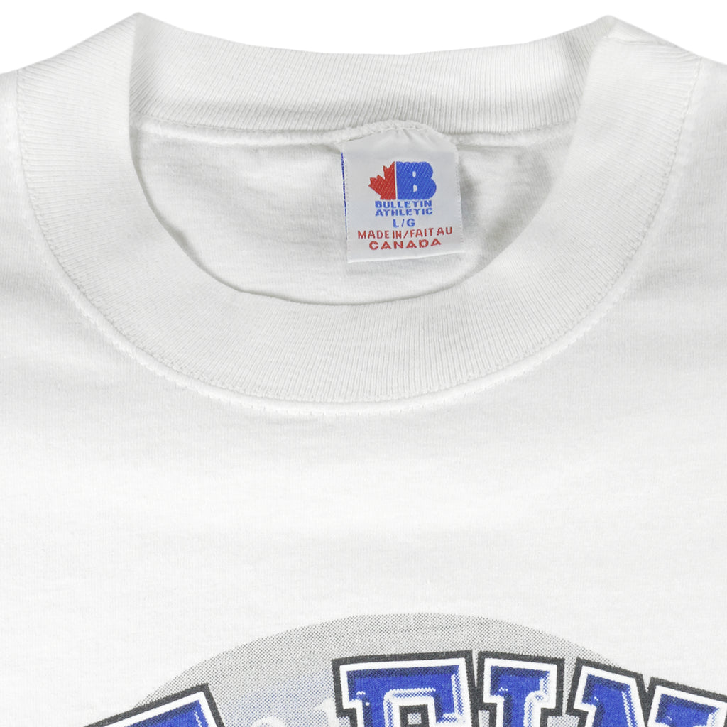 NHL (Bulletin Athletic) - Toronto Maple Leafs VS Boston Bruins The Final Game T-Shirt 1999 Large Vintage Retro Hockey