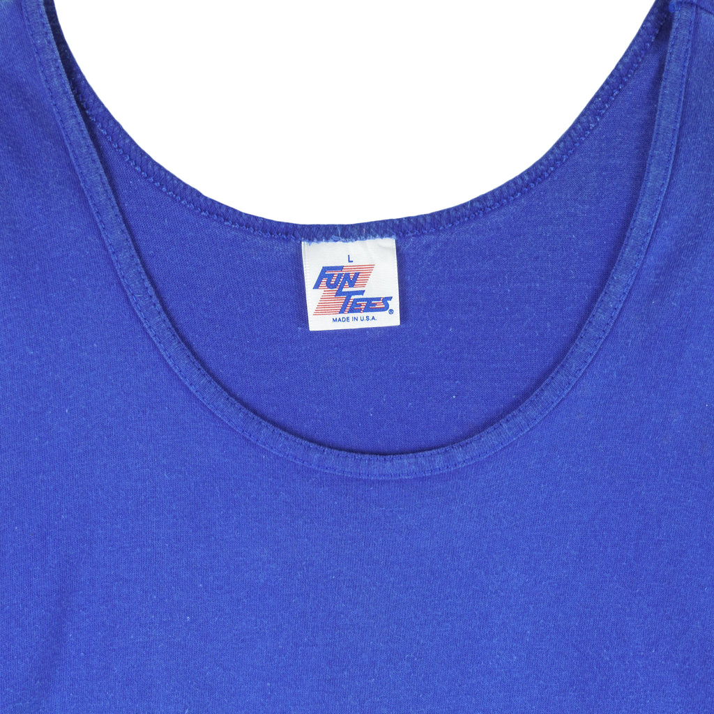 Budweiser (Fun Tees)- King Of Beers Sleeveless Shirt 1991 Large Vintage Retro