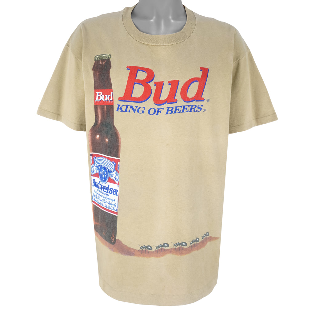 Vintage (Anvil) - Budweiser King Of Beer Single Stitch T-Shirt 1995 X-Large Vintage Retro