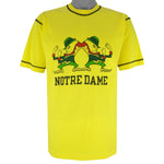 Champion - Yellow Notre Dame Fighting Irish T-Shirt 1990s X-Large Vintage Retro College