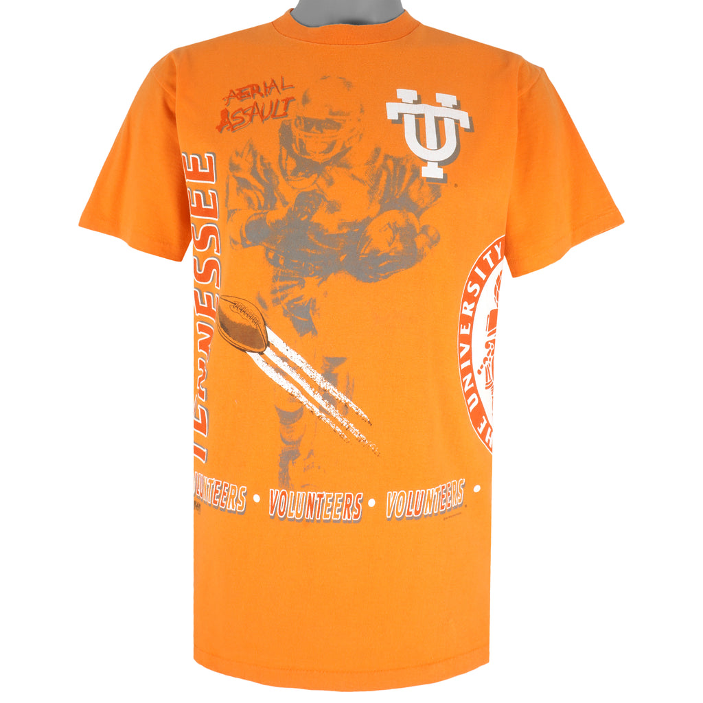NCAA (Salem) - Tennessee Volunteers Aerial Assault T-Shirt 1990s Large Vintage Retro Football College