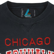 NHL (Logo Athletics) - Chicago Blackhawks Crew Neck Sweatshirt 1990s Medium Vintage Retro Hockey