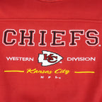 NFL (Lee) - Kansas City Chiefs Embroidered Crew Neck Sweatshirt 1990s Large