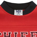 NFL (Lee) - Kansas City Chiefs Embroidered Crew Neck Sweatshirt 1990s Large