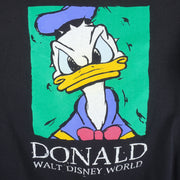 Disney - Donald Duck Crew Neck Sweatshirt 1990s Large Vintage Retro