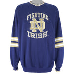 Starter - Notre Dame Fighting Irish Crew Neck Sweatshirt 1990s XX-Large