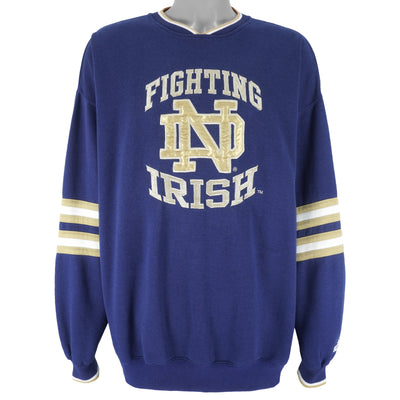Starter - Notre Dame Fighting Irish Crew Neck Sweatshirt 1990s XX-Large