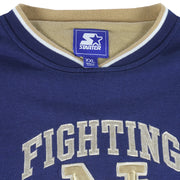 Starter - Notre Dame Fighting Irish Crew Neck Sweatshirt 1990s XX-Large Vintage Retro College