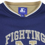 Starter - Notre Dame Fighting Irish Crew Neck Sweatshirt 1990s XX-Large Vintage Retro College