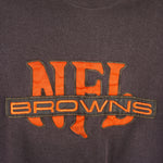 NFL (Nutmeg) - Cleveland Browns Crew Neck Sweatshirt 1990s X-Large Vintage Retro Football