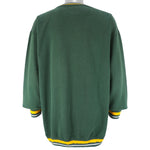 NFL (Logo 7) - Green Bay Packers Embroidered Crew Neck Sweatshirt 1990s X-Large Vintage Retro Football