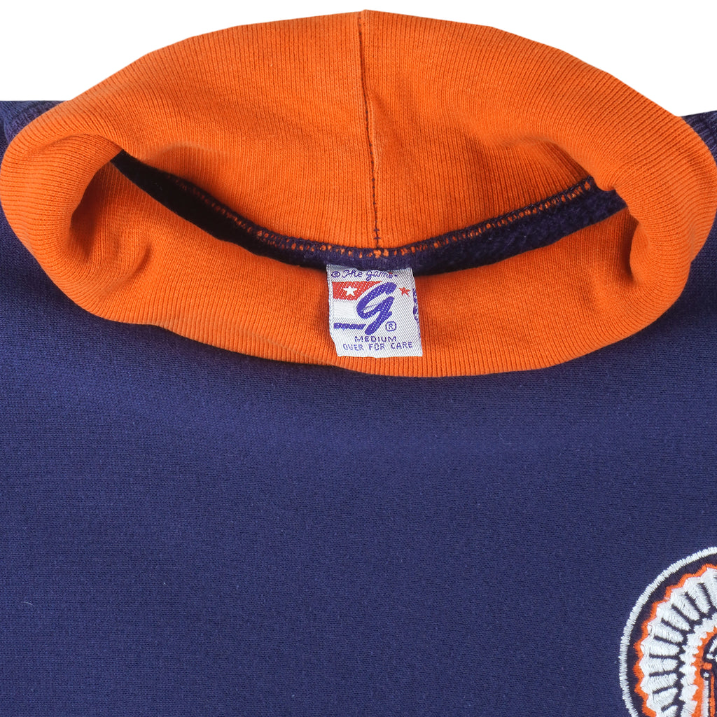 NCAA (The Game) - Illinois Fighting Illini Turtleneck Sweatshirt 1990s Large Vintage Retro Football College