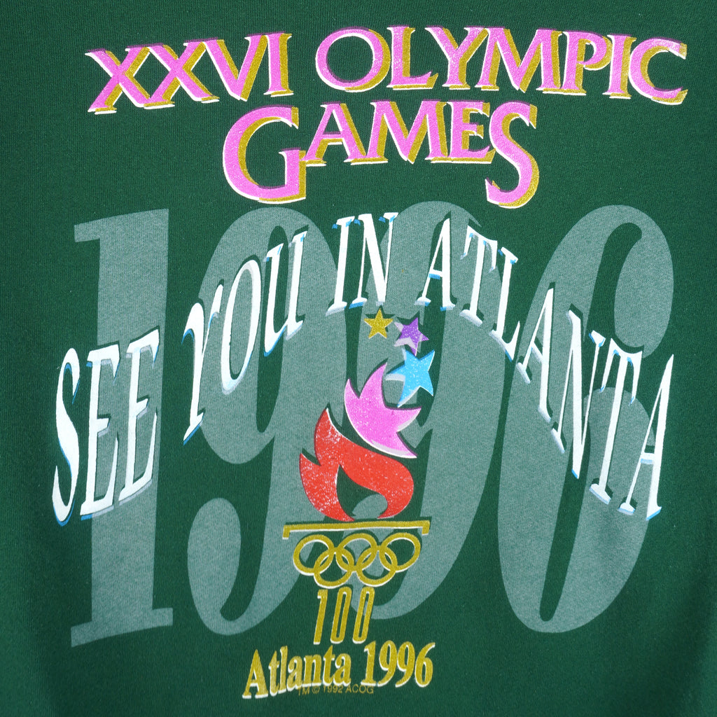 Vintage (Hanes) - Atlanta Olympic See You In at Lanta Sweatshirt 1992 Large Vintage Retro