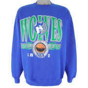 NBA (Logo 7) - Minnesota Timberwolves Crew Neck Sweatshirt 1990s X-Large Vintage Retro Basketball
